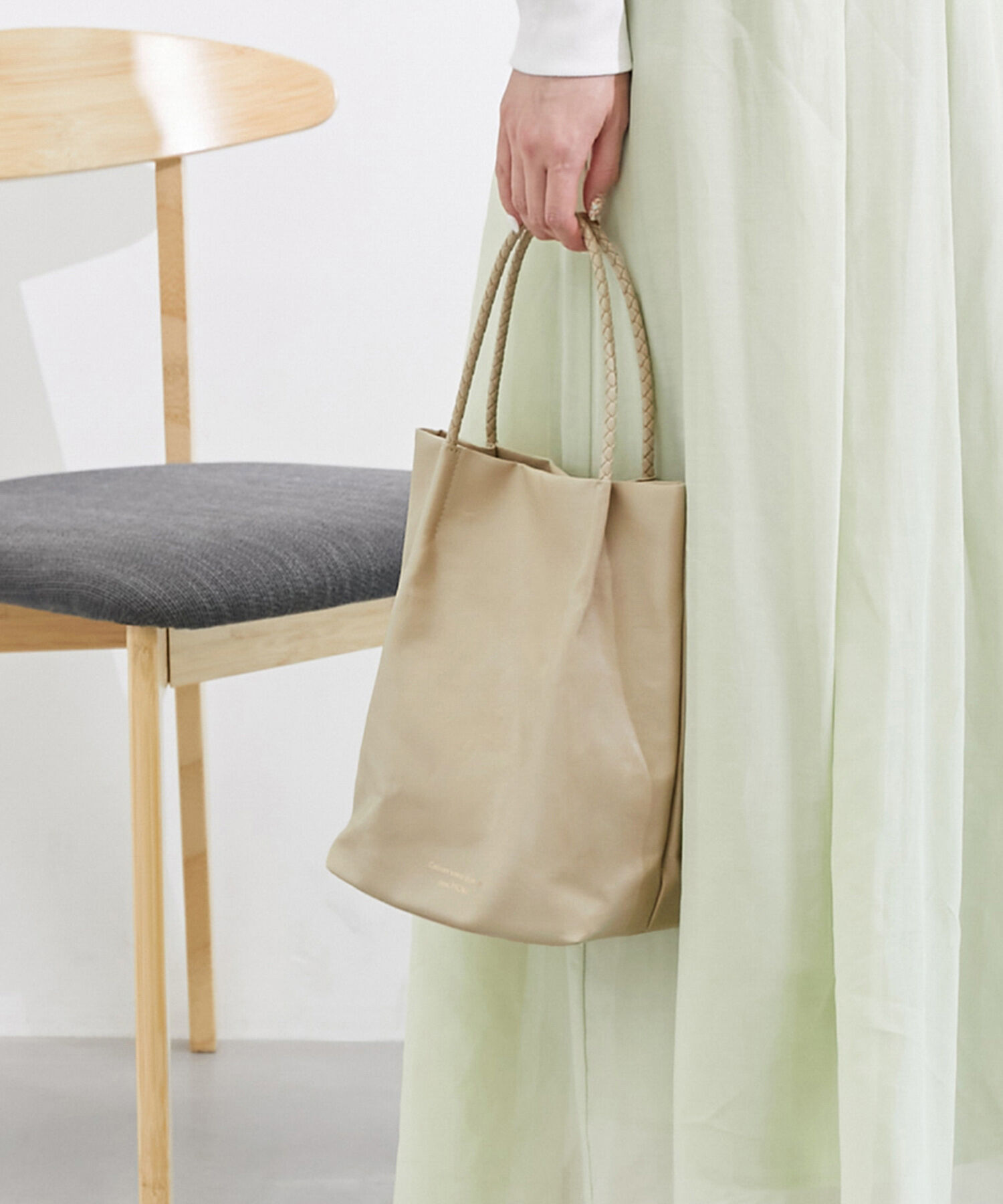 ROPE PICNIC PASSAGE「【新色追加】洗えるメッシュハンドルミドルトートバッグ」|トートバッグ|