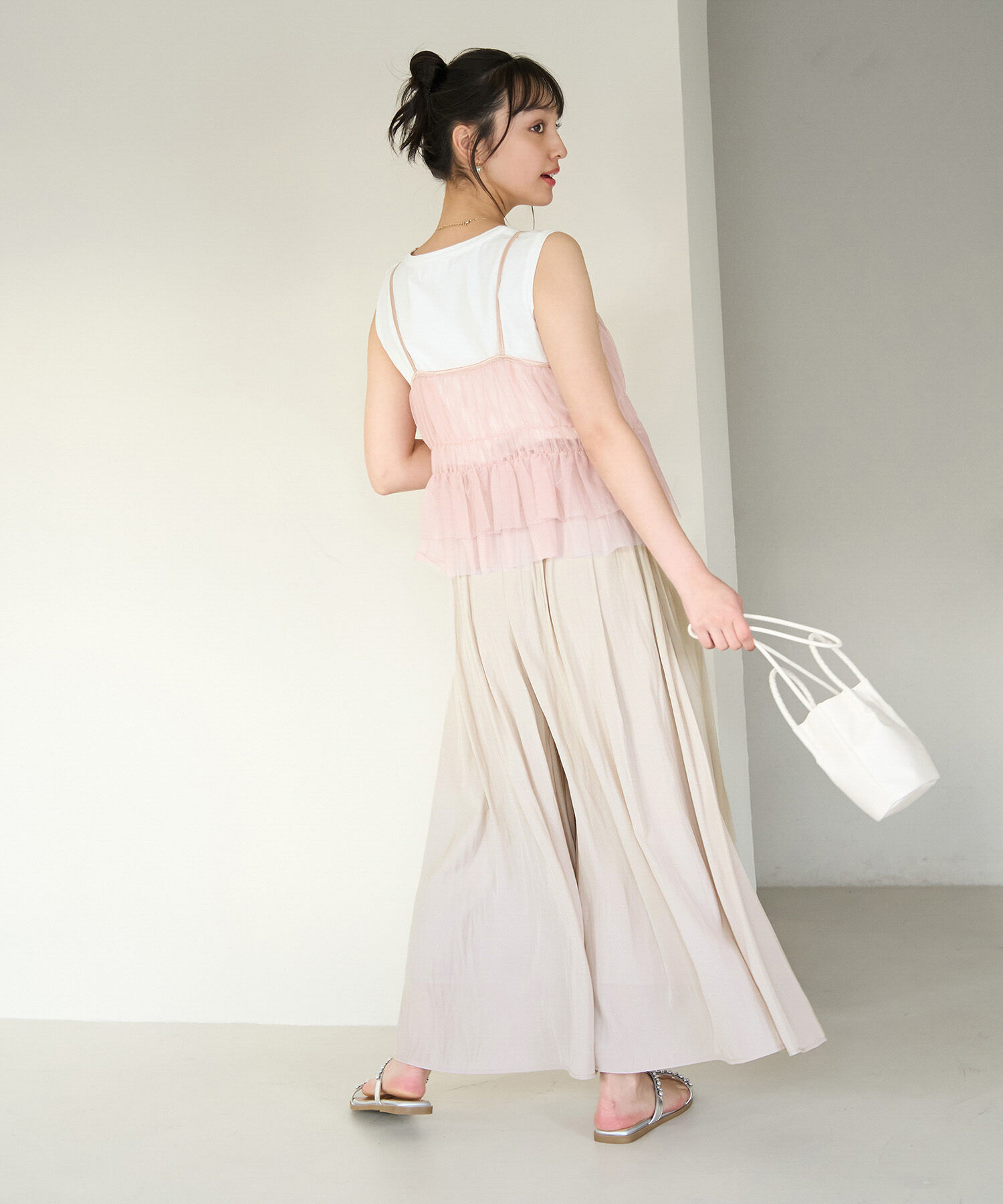 Rope&rsquo;Picnic「【ご好評につき新色追加】さらさらアソート柄スカーチョ」|その他|