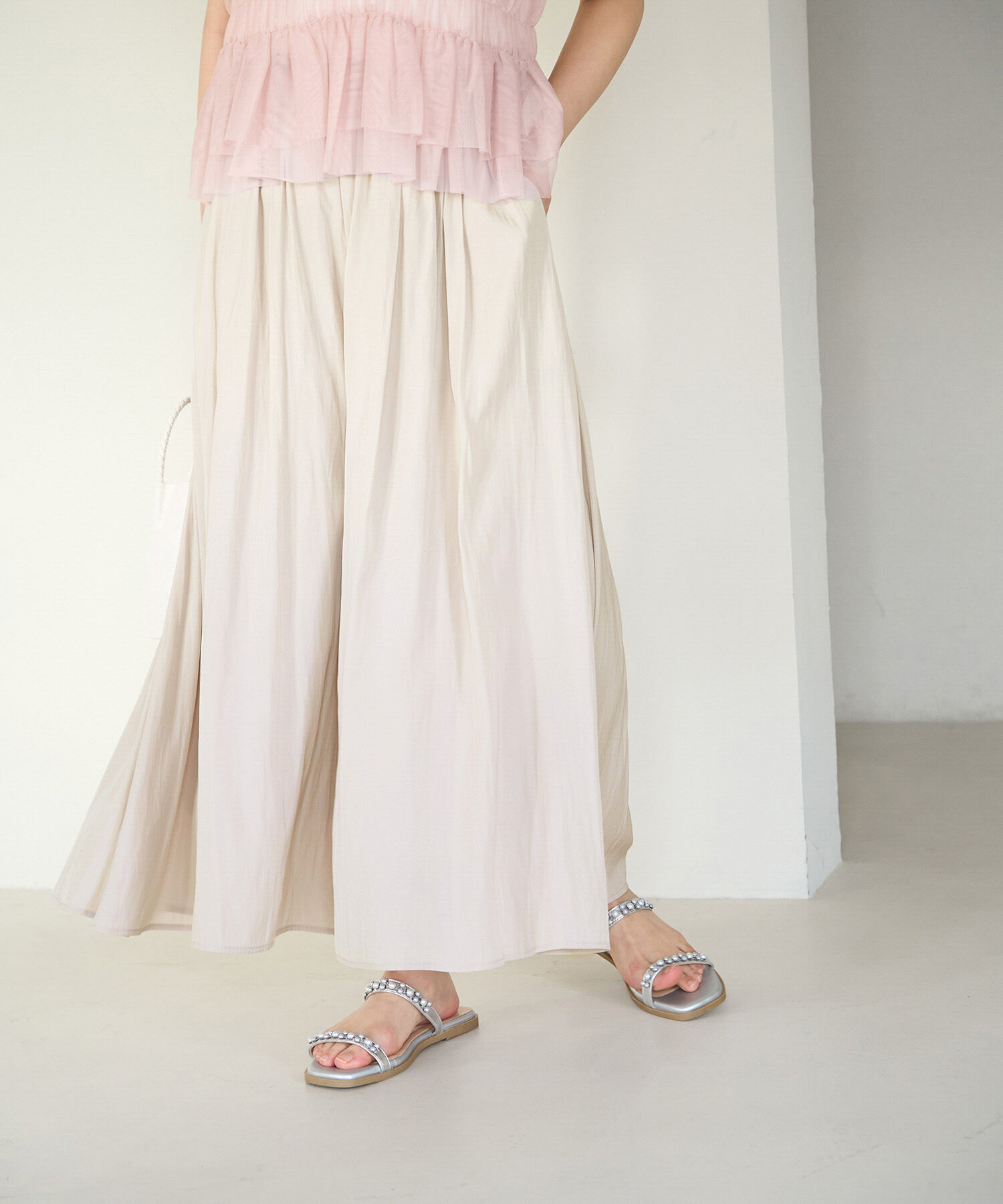 Rope&rsquo;Picnic「【ご好評につき新色追加】さらさらアソート柄スカーチョ」|その他|