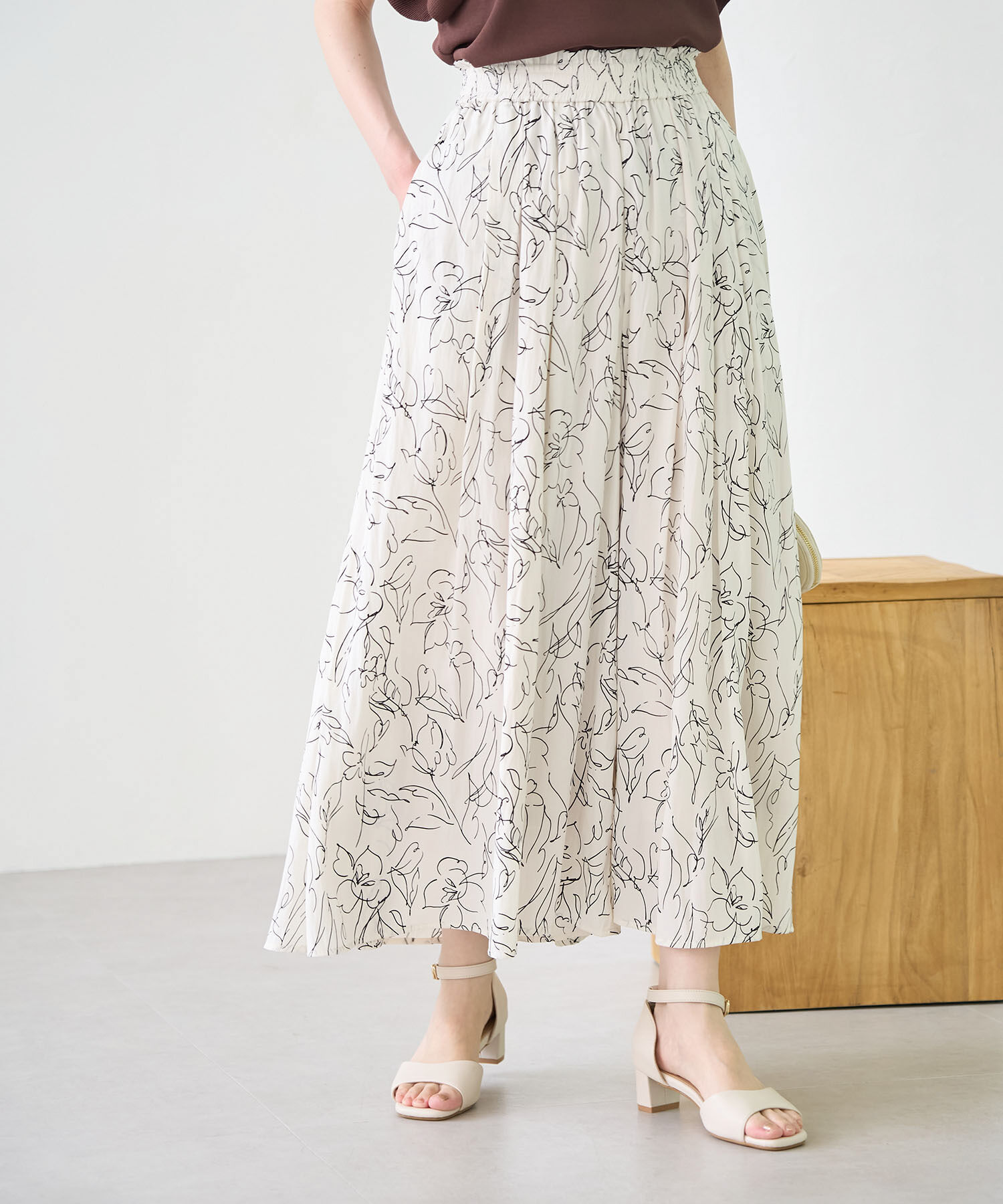 Rope&rsquo;Picnic「【ご好評につき新色追加】さらさらアソート柄スカーチョ」|その他|キナリ系(17)