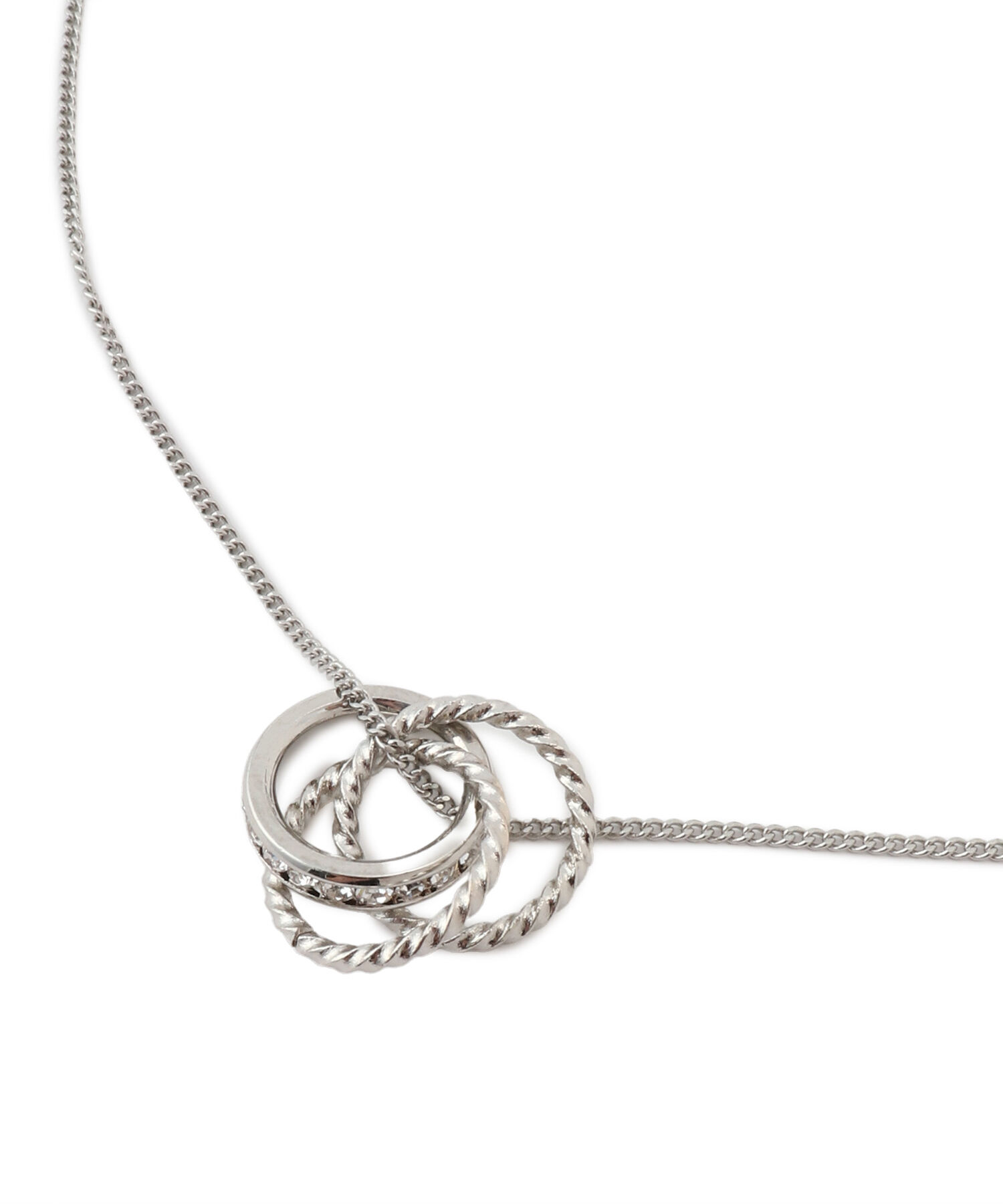 ROPE PICNIC PASSAGE「オーバーラップサークルトップショートネックレス」|ネックレス|