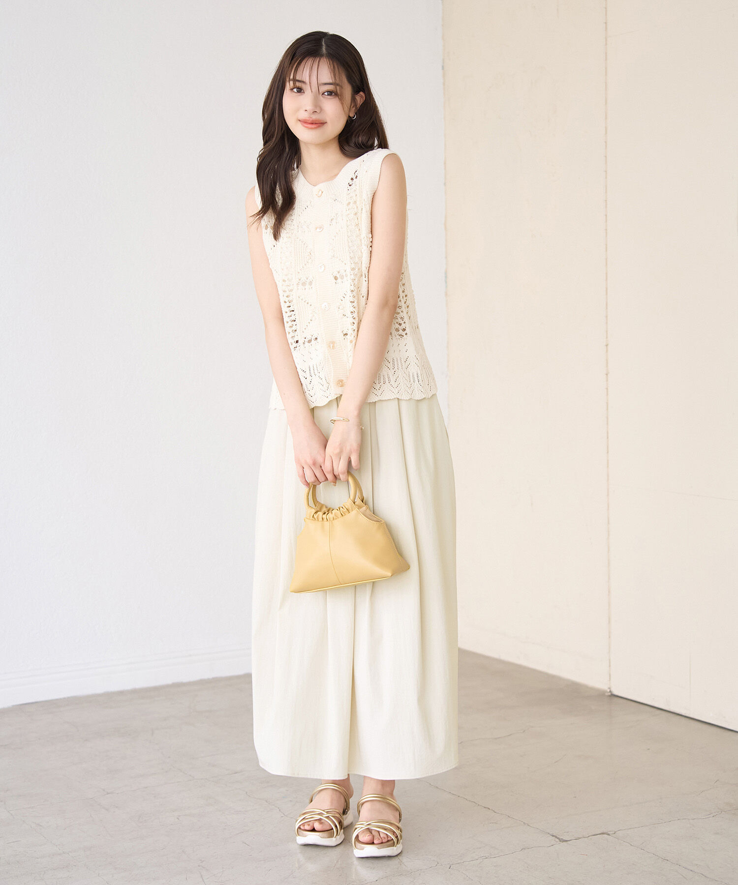 Rope&rsquo;Picnic「レーヨンナイロンイージースカート」|スカート|