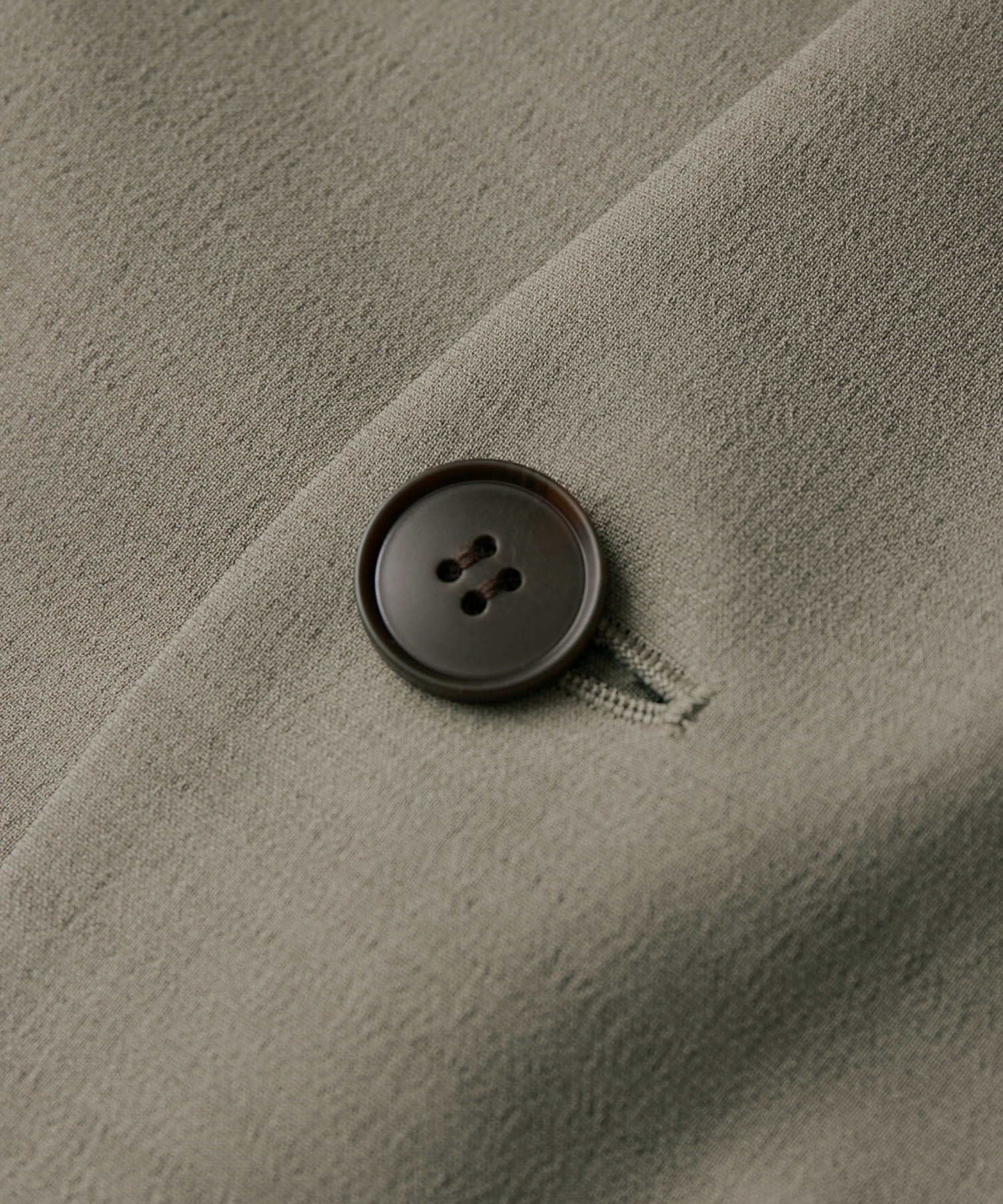 Rope&rsquo;Picnic「リネンライクノーラペルジャケット/セットアップ対応・UVケア」|ノーカラージャケット|