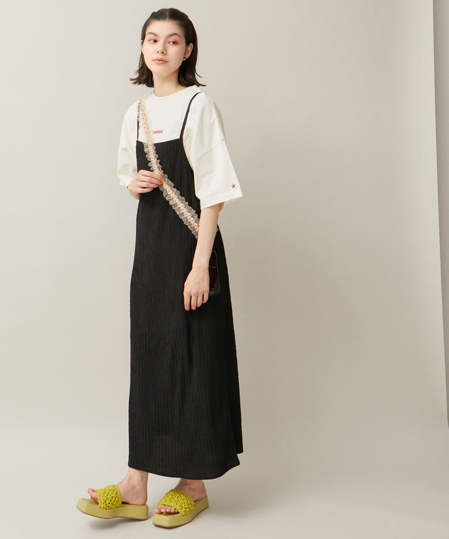 ROPE' PICNIC R「カットジャガードキャミワンピース」|ワンピース|