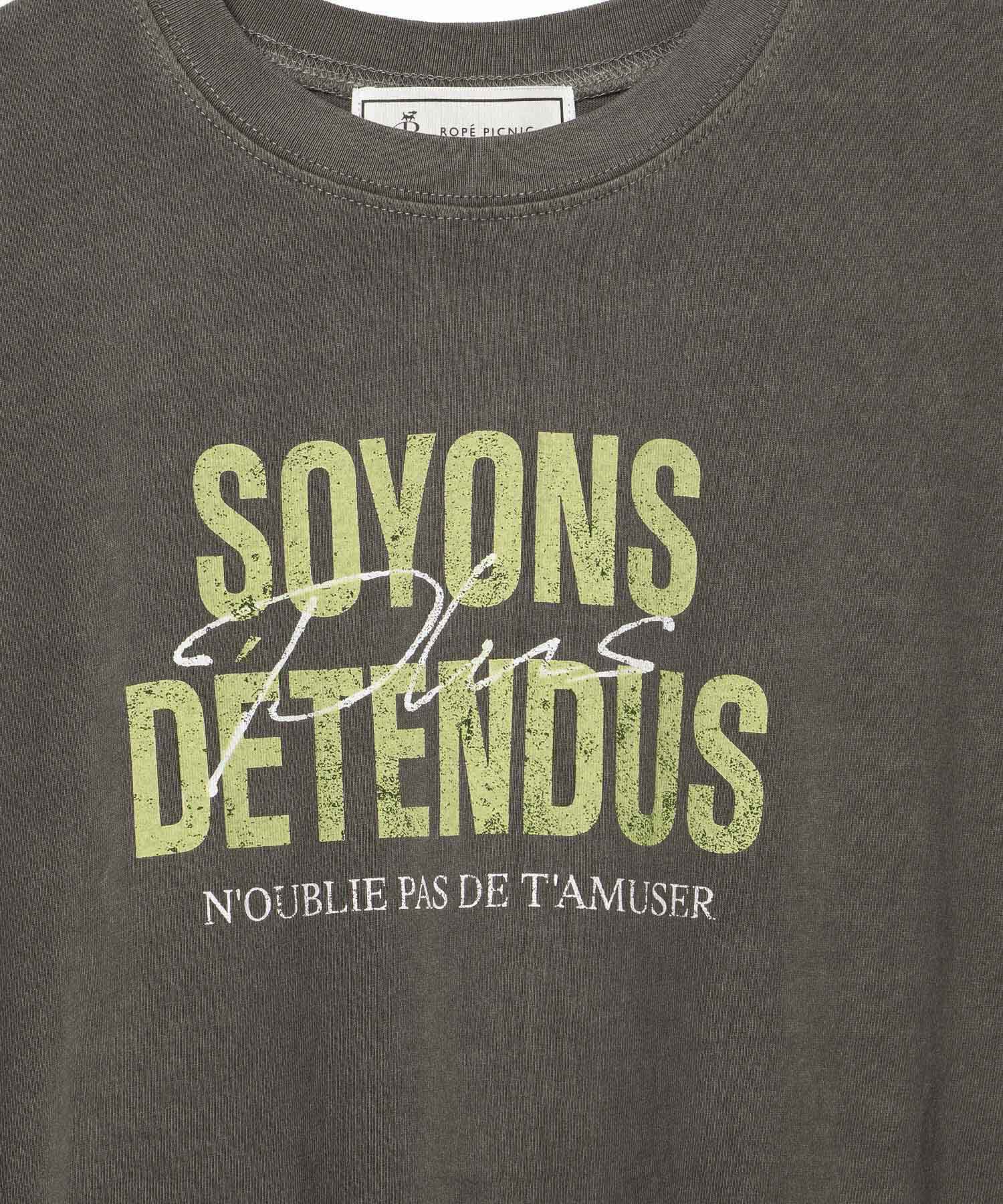 ROPE' PICNIC R「オーバーサイズピグメントロゴプリントTシャツ」|Tシャツ・カットソー|