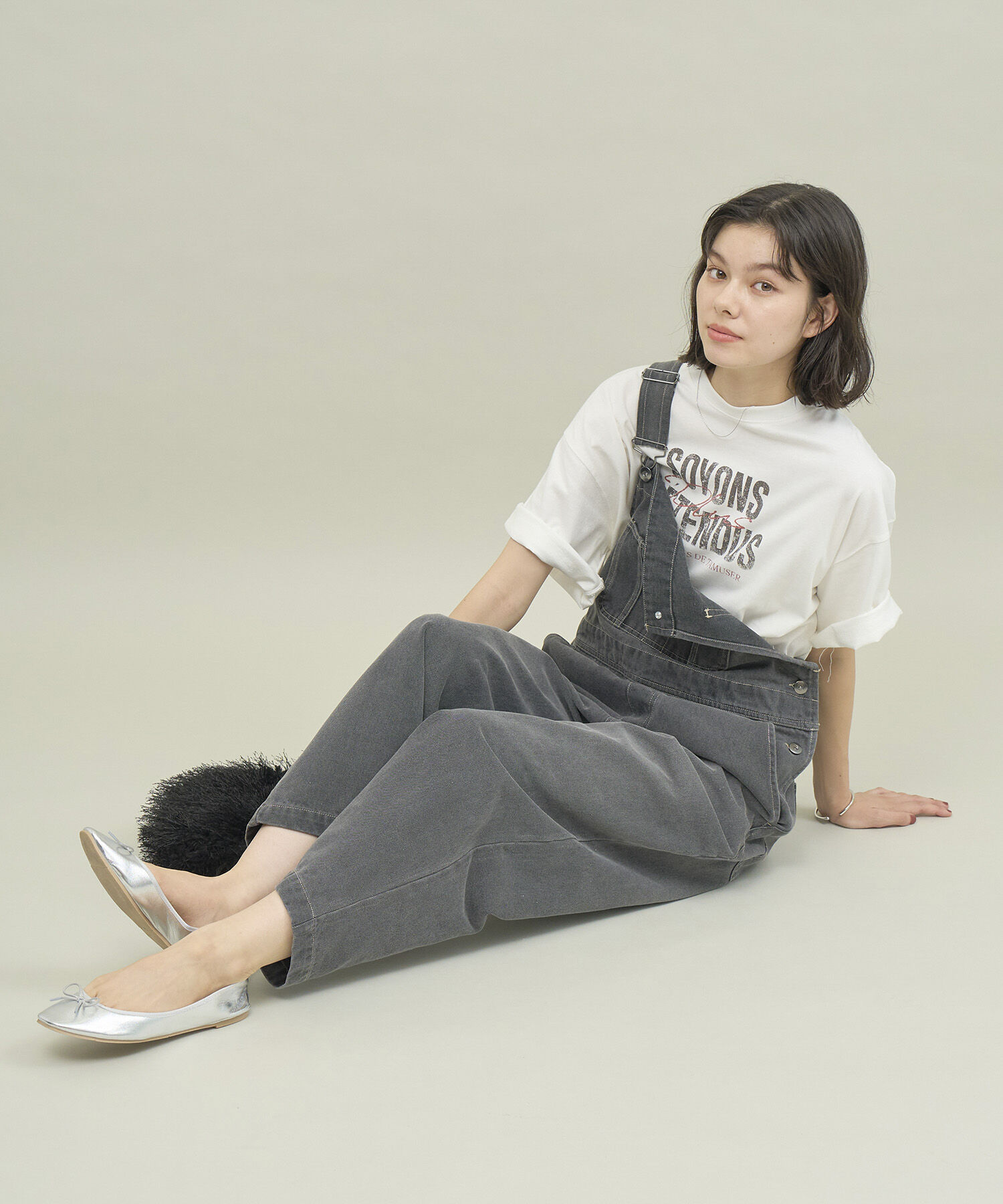 ROPE' PICNIC R「オーバーサイズピグメントロゴプリントTシャツ」|Tシャツ・カットソー|