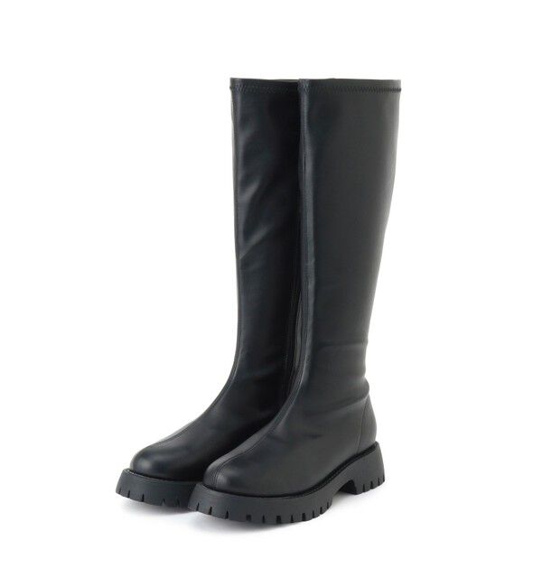 ROPE PICNIC PASSAGE「プラットフォームストレッチロングブーツ」|ロングブーツ|