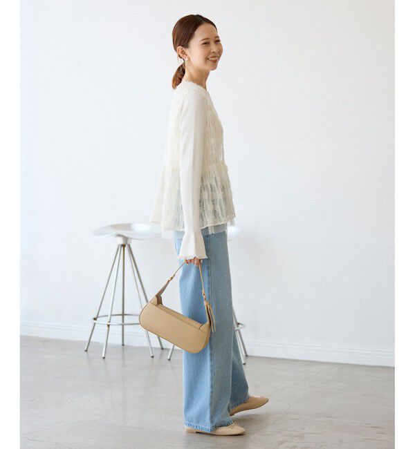 Rope&rsquo;Picnic「フリンジチュールジレ」|ベスト・ジレ|