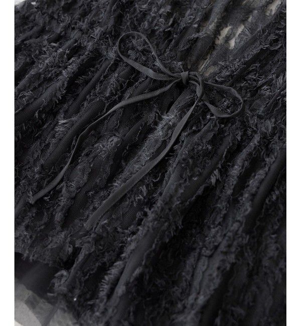 Rope&rsquo;Picnic「フリンジチュールジレ」|ベスト・ジレ|