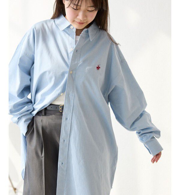 Rope&rsquo;Picnic「【BEVERLY HILLS POLO CLUB/ビバリーヒルズポロクラブ】BIGシャツ」|シャツ・ブラウス|