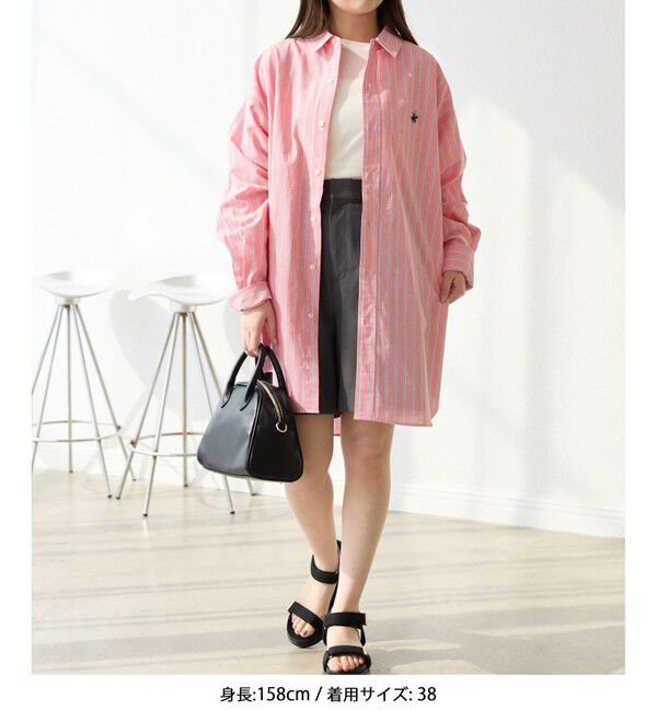 Rope&rsquo;Picnic「【BEVERLY HILLS POLO CLUB/ビバリーヒルズポロクラブ】BIGシャツ」|シャツ・ブラウス|