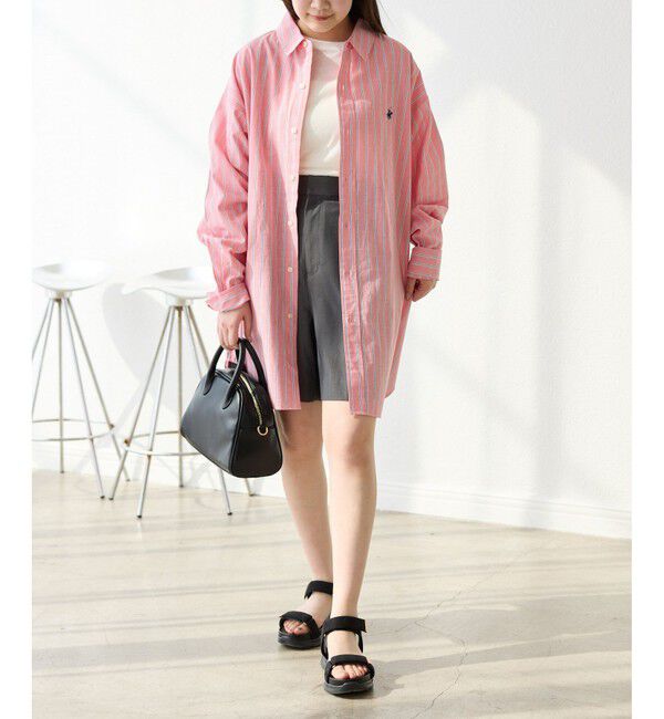 Rope&rsquo;Picnic「【BEVERLY HILLS POLO CLUB/ビバリーヒルズポロクラブ】BIGシャツ」|シャツ・ブラウス|