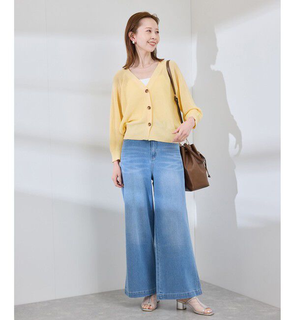 Rope&rsquo;Picnic「LEVITA片畔ニットカーディガン」|カーディガン|