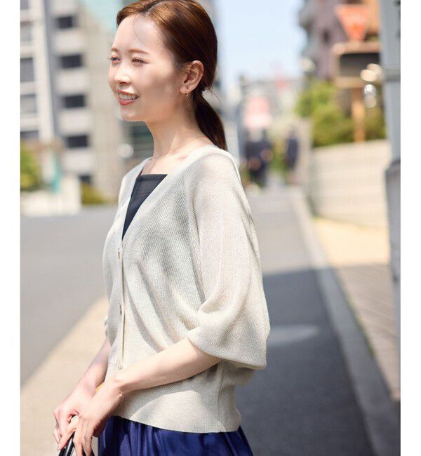 Rope&rsquo;Picnic「LEVITA片畔ニットカーディガン」|カーディガン|
