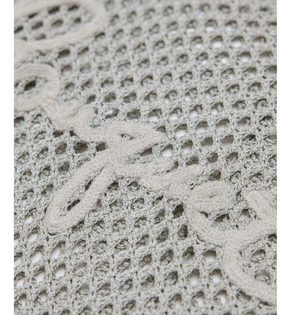 Rope&rsquo;Picnic「コード刺繍入りメッシュサマーニット」|ニット・セーター|