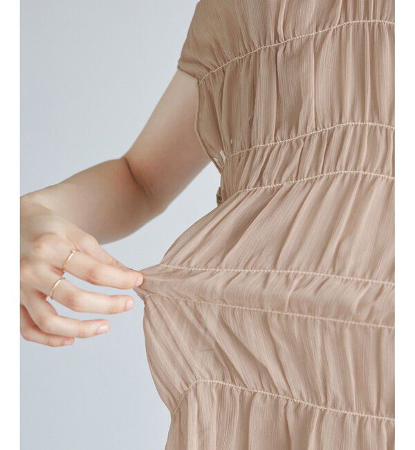 Rope&rsquo;Picnic「楊柳シャーリングシアートップス」|Tシャツ・カットソー|