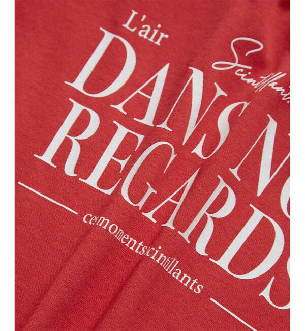 Rope&rsquo;Picnic「【UVカット・接触冷感・汗染み加工】フレンチロゴプリントTシャツ」|Tシャツ・カットソー|