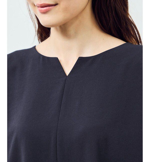 Rope&rsquo;Picnic「ジョーゼット肩タックブラウス/セットアップ対応」|シャツ・ブラウス|