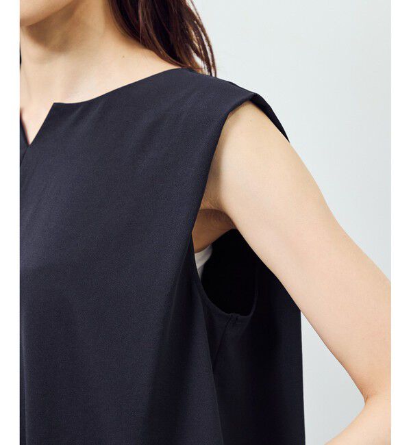 Rope&rsquo;Picnic「ジョーゼット肩タックブラウス/セットアップ対応」|シャツ・ブラウス|