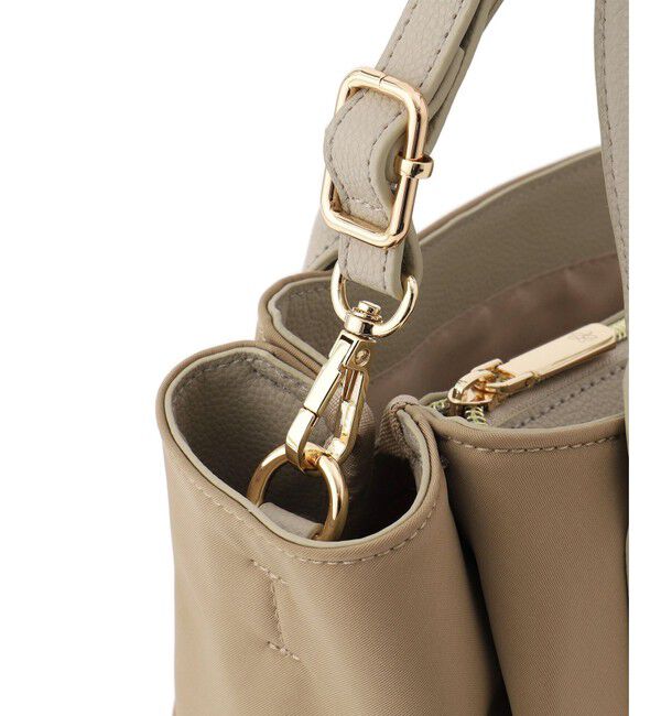 ROPE PICNIC PASSAGE「【撥水加工・2WAY】ナイロンコンビミドルトートバッグ」|トートバッグ|