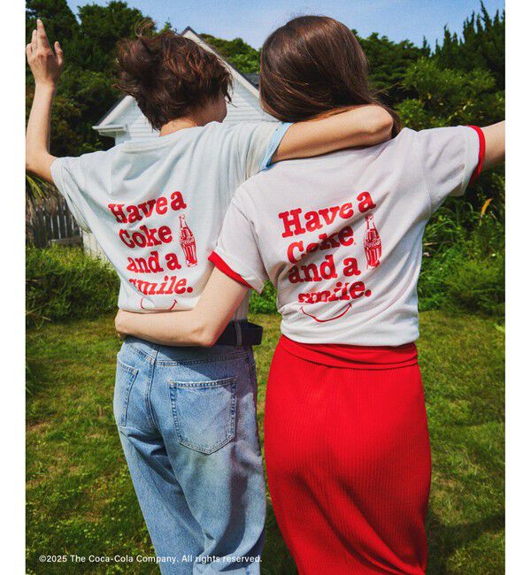 Rope&rsquo;Picnic「【Coca-Cola】【汗染み加工】アソートグラフィックTシャツ」|Tシャツ・カットソー|