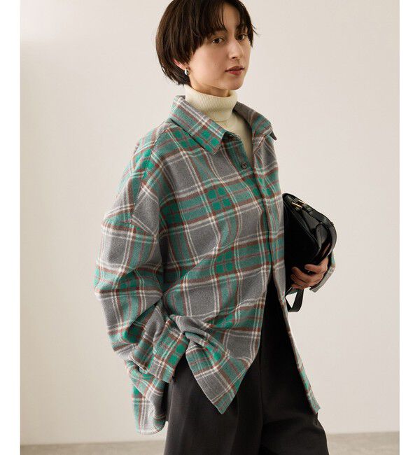 Rope&rsquo;Picnic「【BEVERLY HILLS POLO CLUB・WEB限定】シャギーチェックシャツ」|シャツ・ブラウス|