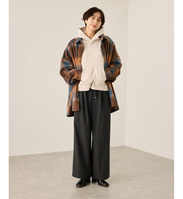 Rope&rsquo;Picnic「【BEVERLY HILLS POLO CLUB・WEB限定】シャギーチェックシャツ」|シャツ・ブラウス|