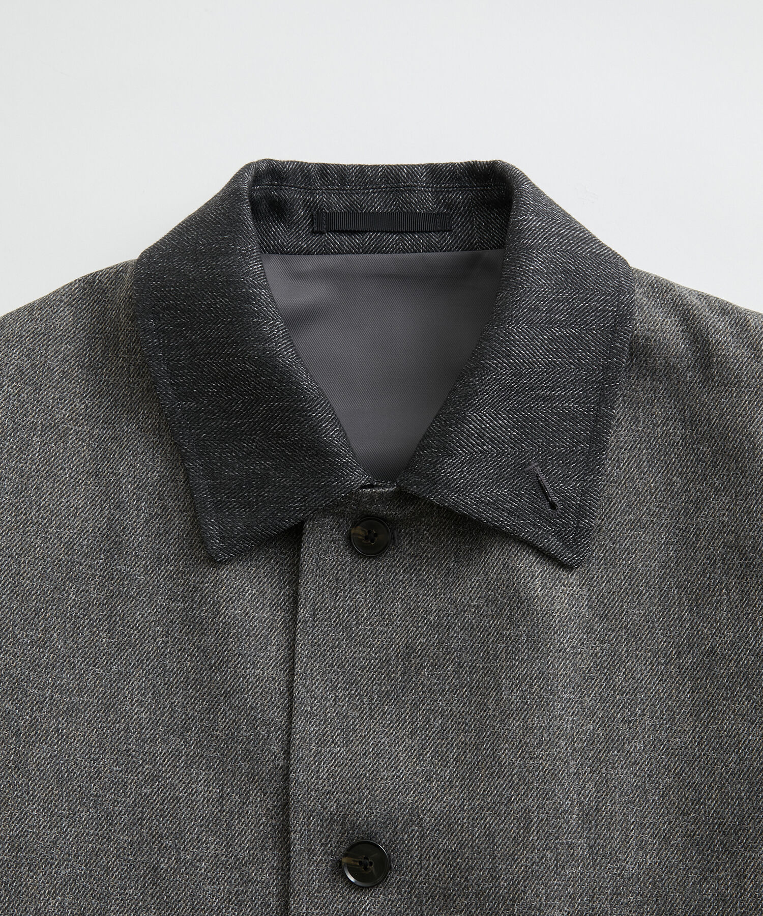 ADAM ET ROPE'「【TECHTWEED】オーバー ショートコート / ロングシーズン着用可能 / イージーケア /サスティナブル / ユニ」|ブルゾン・スタジャン|