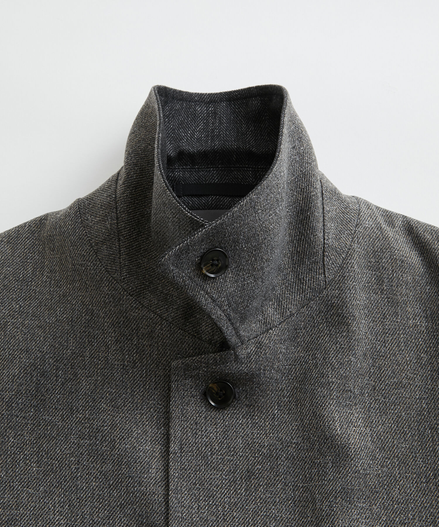 ADAM ET ROPE'「【TECHTWEED】オーバー ショートコート / ロングシーズン着用可能 / イージーケア /サスティナブル / ユニ」|ブルゾン・スタジャン|