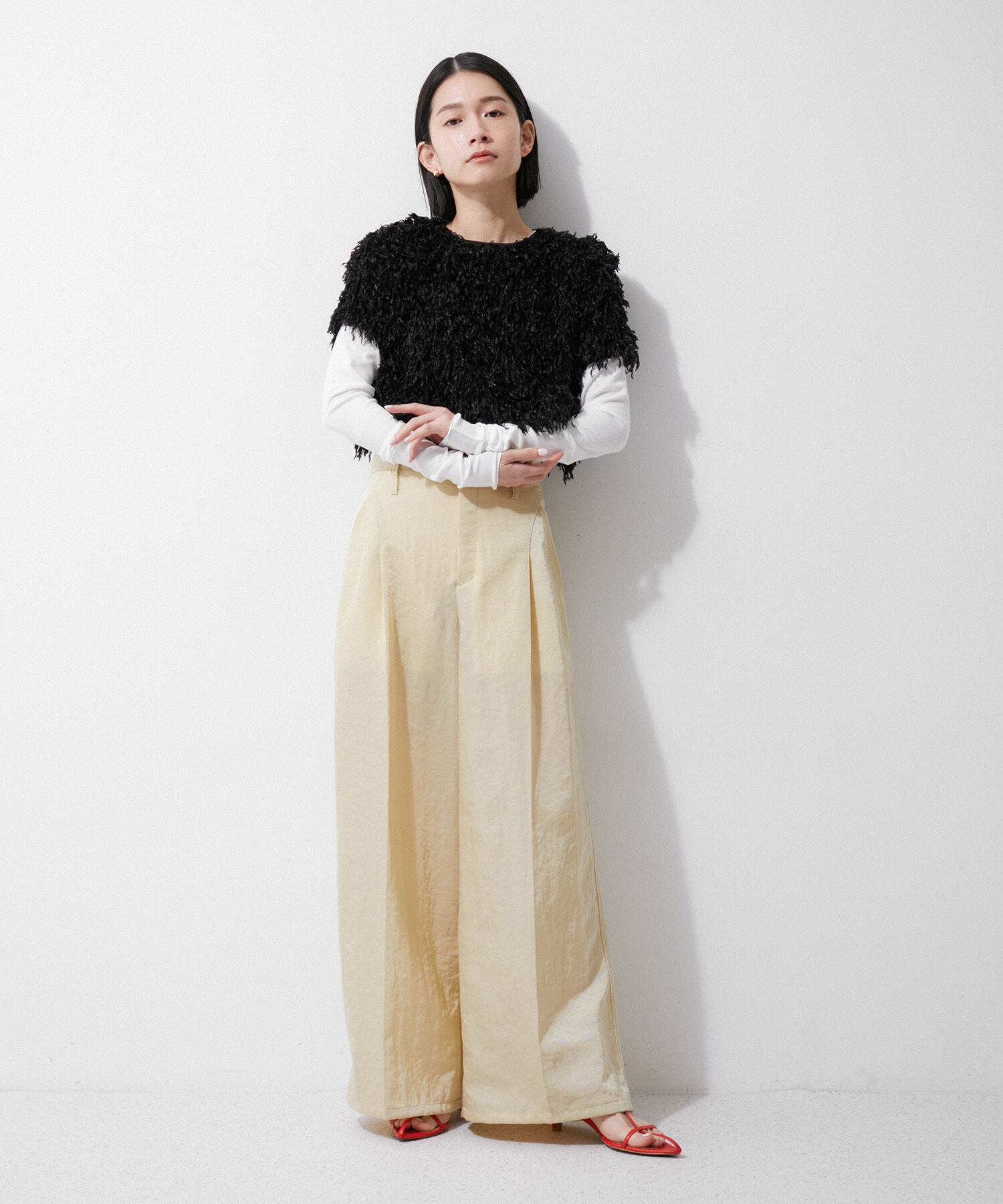 ADAM ET ROPE'「【再入荷】フェザープルオーバー」|Tシャツ・カットソー|