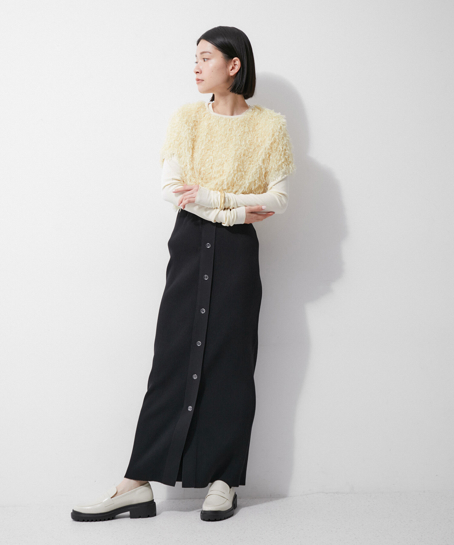 ADAM ET ROPE'「【再入荷】フェザープルオーバー」|Tシャツ・カットソー|