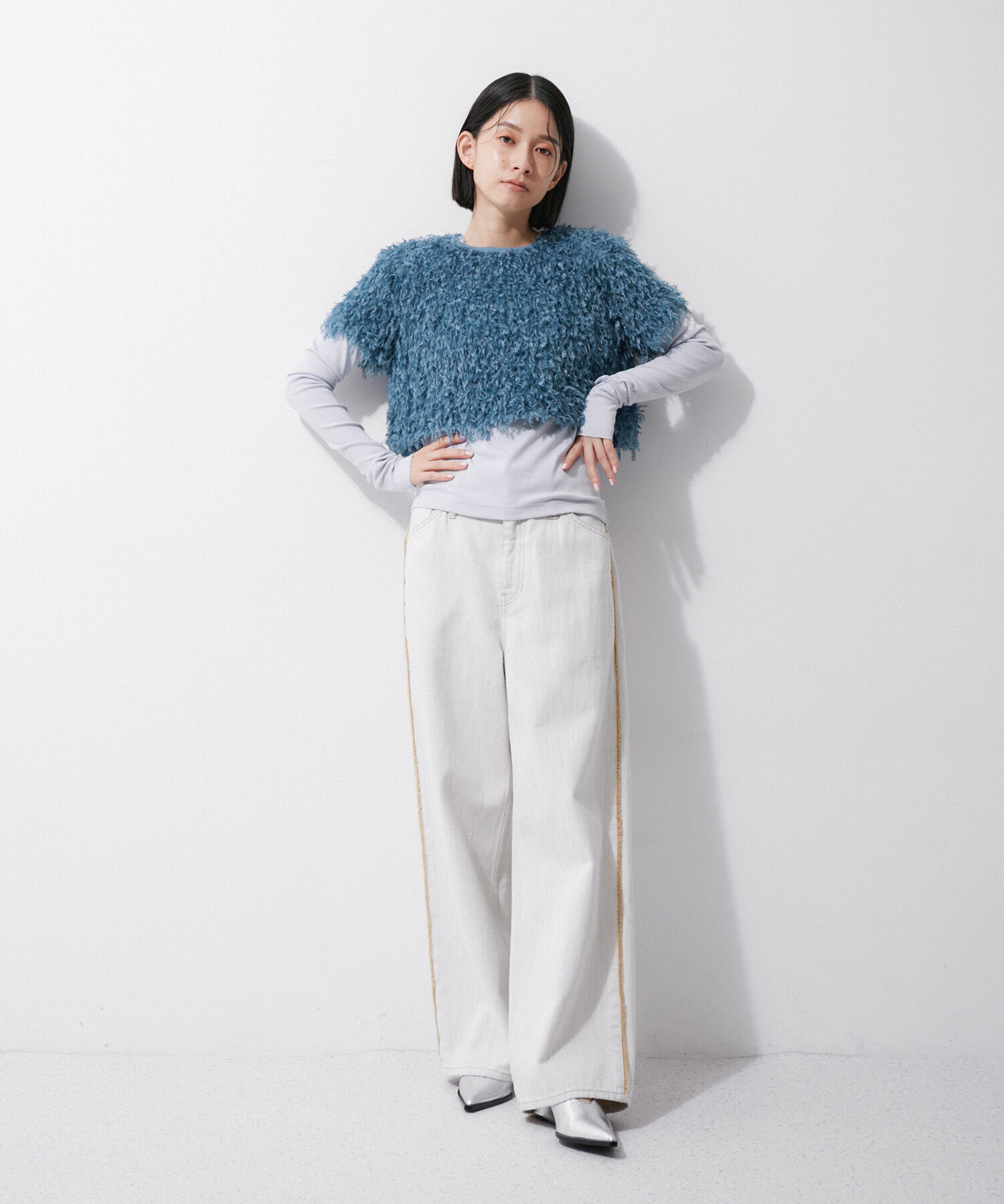 ADAM ET ROPE'「【再入荷】フェザープルオーバー」|Tシャツ・カットソー|