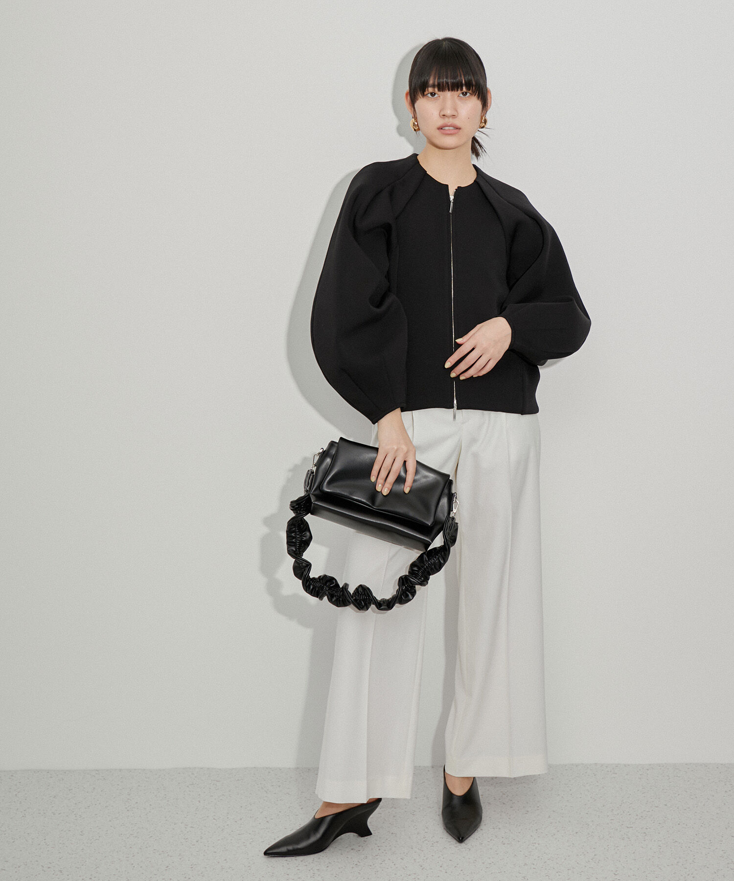 ADAM ET ROPE'「【サステナブル】ダンボールコクーンブルゾン」|ブルゾン・スタジャン|