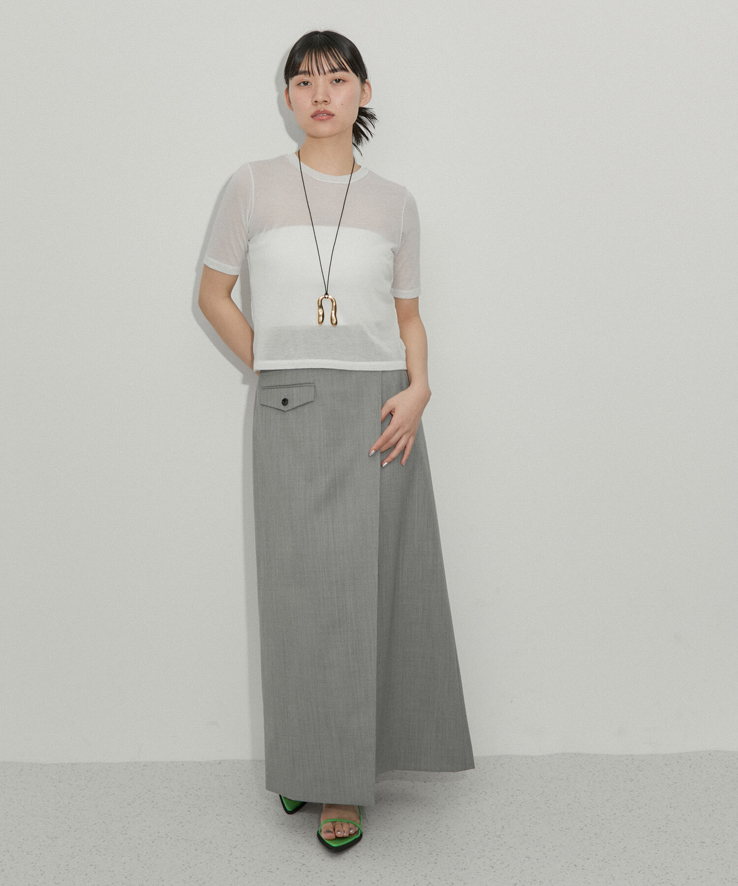 ADAM ET ROPE'「シアーハイゲージTEE」|Tシャツ・カットソー|