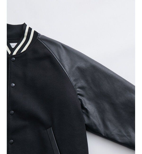 ADAM ET ROPE'「【WEB限定】ニュークラシック ルーズシルエット スタジアムジャンパー」|ブルゾン・スタジャン|