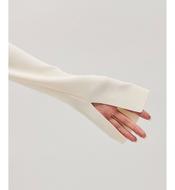 ADAM ET ROPE'「フルニードルクルーネックニットプルオーバー」|Tシャツ・カットソー|