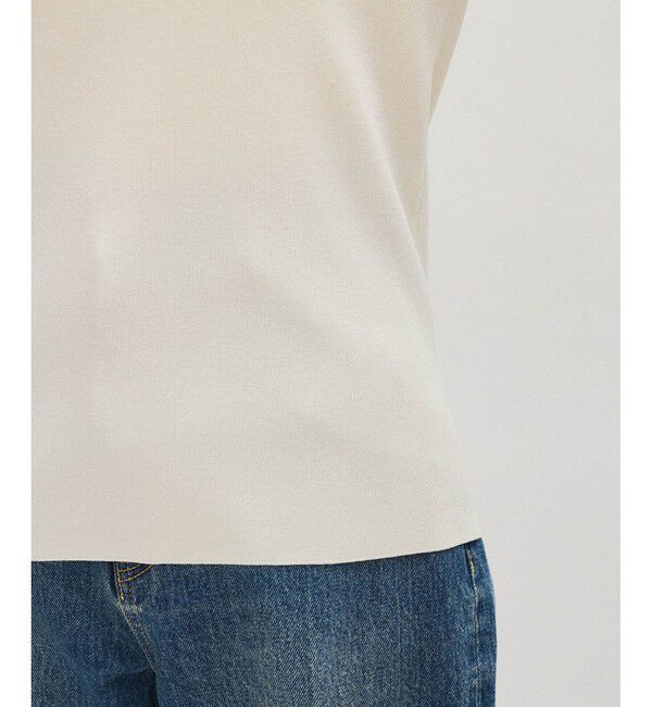 ADAM ET ROPE'「フルニードルクルーネックニットプルオーバー」|Tシャツ・カットソー|