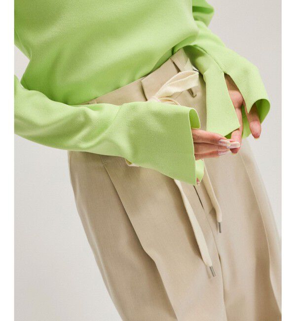 ADAM ET ROPE'「フルニードルクルーネックニットプルオーバー」|Tシャツ・カットソー|