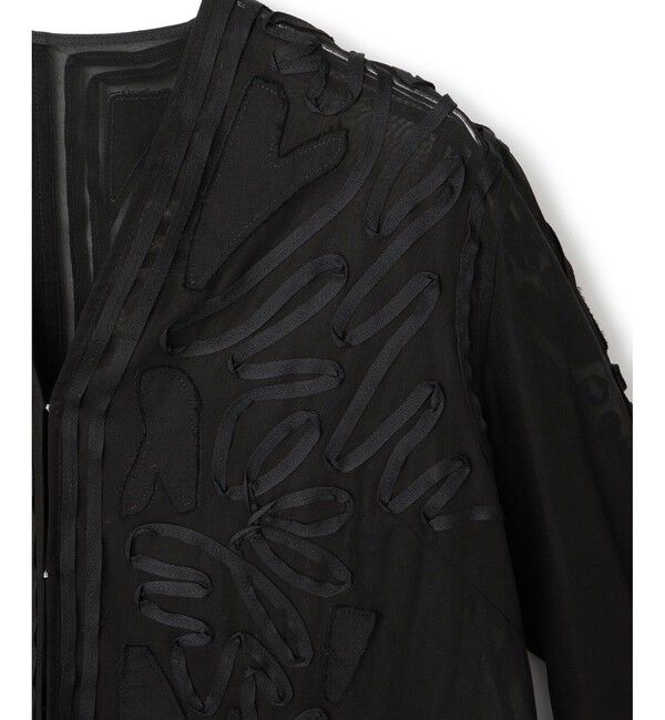 ADAM ET ROPE'「【EMOELLE】ステッチエンブロイダリーブラウス」|シャツ・ブラウス|