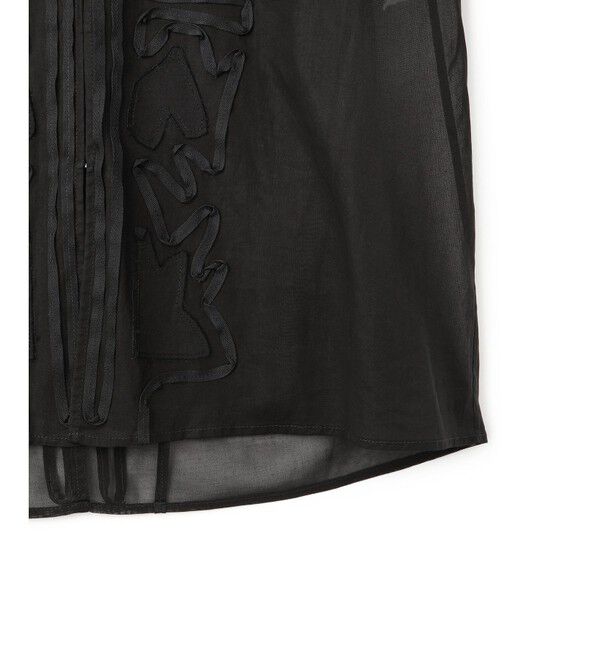 ADAM ET ROPE'「【EMOELLE】ステッチエンブロイダリーブラウス」|シャツ・ブラウス|