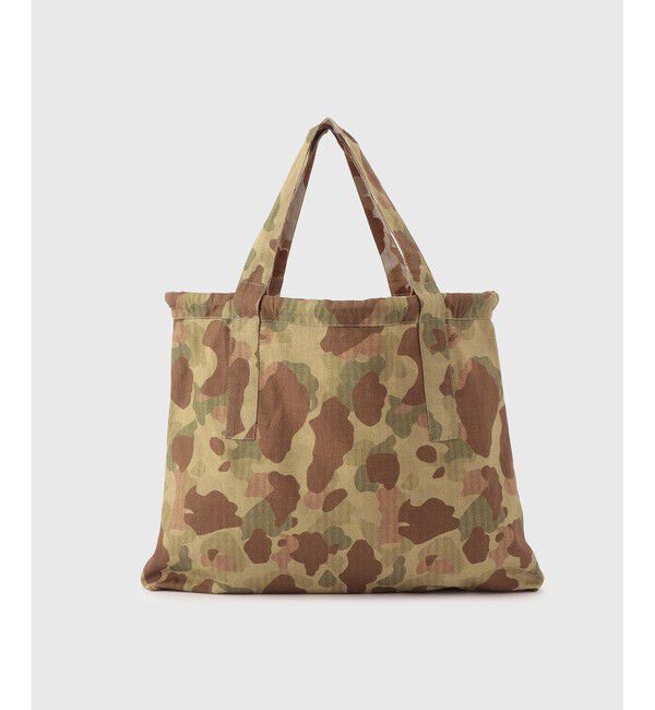 ADAM ET ROPE'「《リバーシブル/2Way》ハンターカモ ミニトートバッグ」|トートバッグ|グリーンサブ(35)