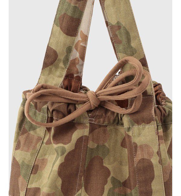 ADAM ET ROPE'「《リバーシブル/2Way》ハンターカモ ミニトートバッグ」|トートバッグ|