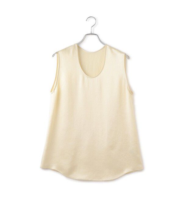 ADAM ET ROPE'「【EMOELLE】サテンタンクトップブラウス」|シャツ・ブラウス|