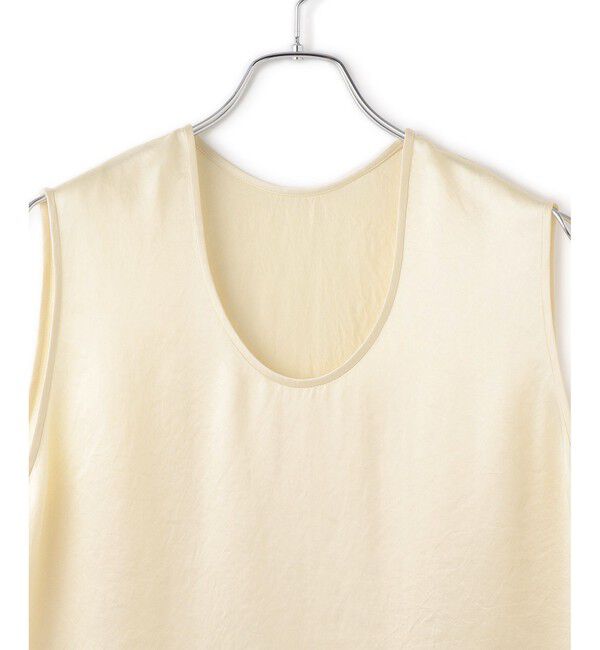 ADAM ET ROPE'「【EMOELLE】サテンタンクトップブラウス」|シャツ・ブラウス|