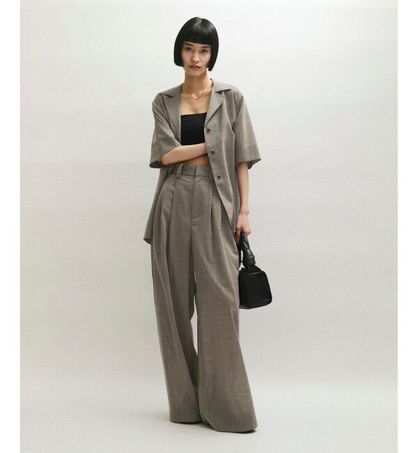 ADAM ET ROPE'「【接触冷感】ライトシャツジャケット」|シャツ・ブラウス|