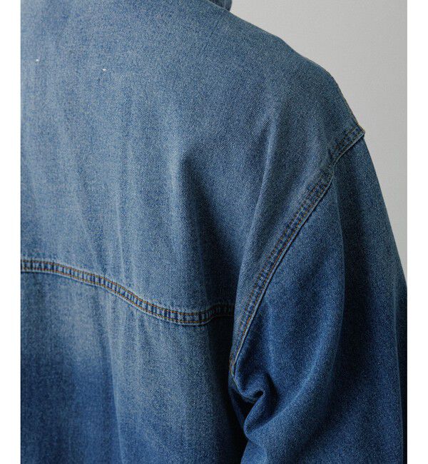 ADAM ET ROPE'「	ブリーチデニム ボマージャケット / ADAM ET ROPE' JEANS -FILM-」|デニムジャケット|