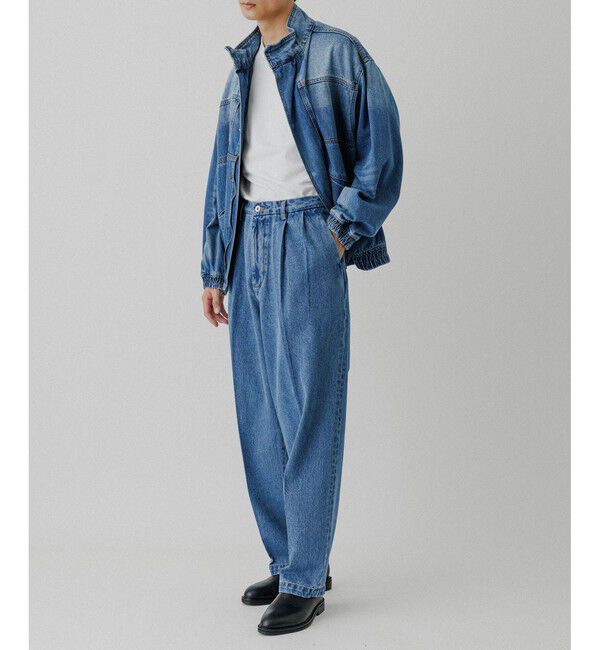 ADAM ET ROPE'「	ブリーチデニム ボマージャケット / ADAM ET ROPE' JEANS -FILM-」|デニムジャケット|