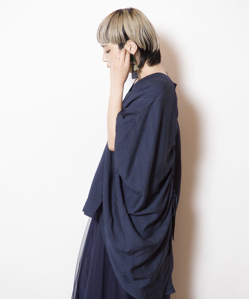  「バックギャザーブラウス」|シャツ・ブラウス|