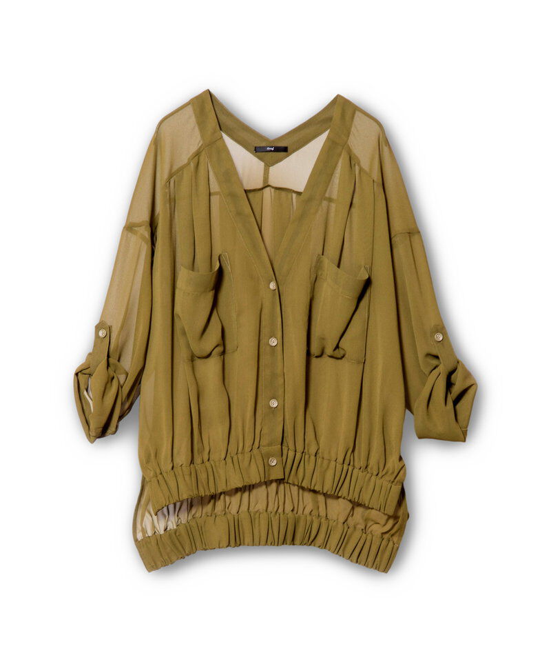  「シフォンギャザーブルゾン」|ブルゾン・スタジャン|