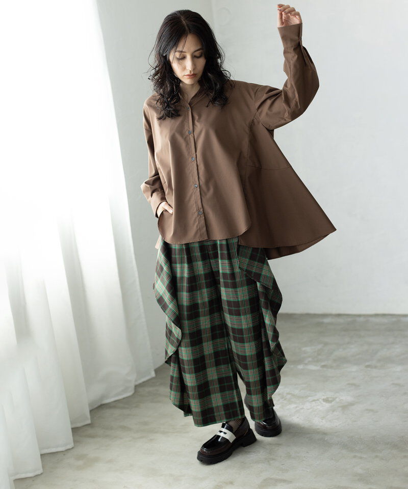  「バックフレアーブラウス」|シャツ・ブラウス|